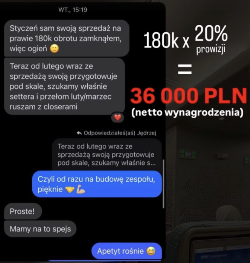 Wynik około 40 000 zł zarobku